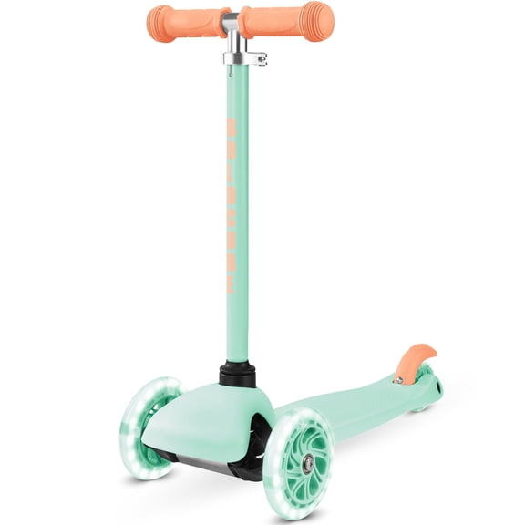 BOLDCUBE Teeny - Mint | 3 Wheel Scooter for Kids & Toddlers Ages 3-6 Years | Height Adjustable
