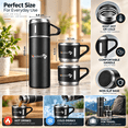 thumbnail image 6 of INNOTECH SC Stainless Steel Thermos Bottle 500ml - Vacuum Insulated Flask with Serving Cup, Double-Wall Hot & Cold Drink Water Bottle – Black, 6 of 7