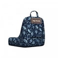 thumbnail image 2 of Botanical Reading Pillow Cover, Continuous Pattern with Leafy Branches, Unstuffed Printed Bed Rest Case from Soft Fabric, Small, Night Blue Sky Blue, by Ambesonne, 2 of 4