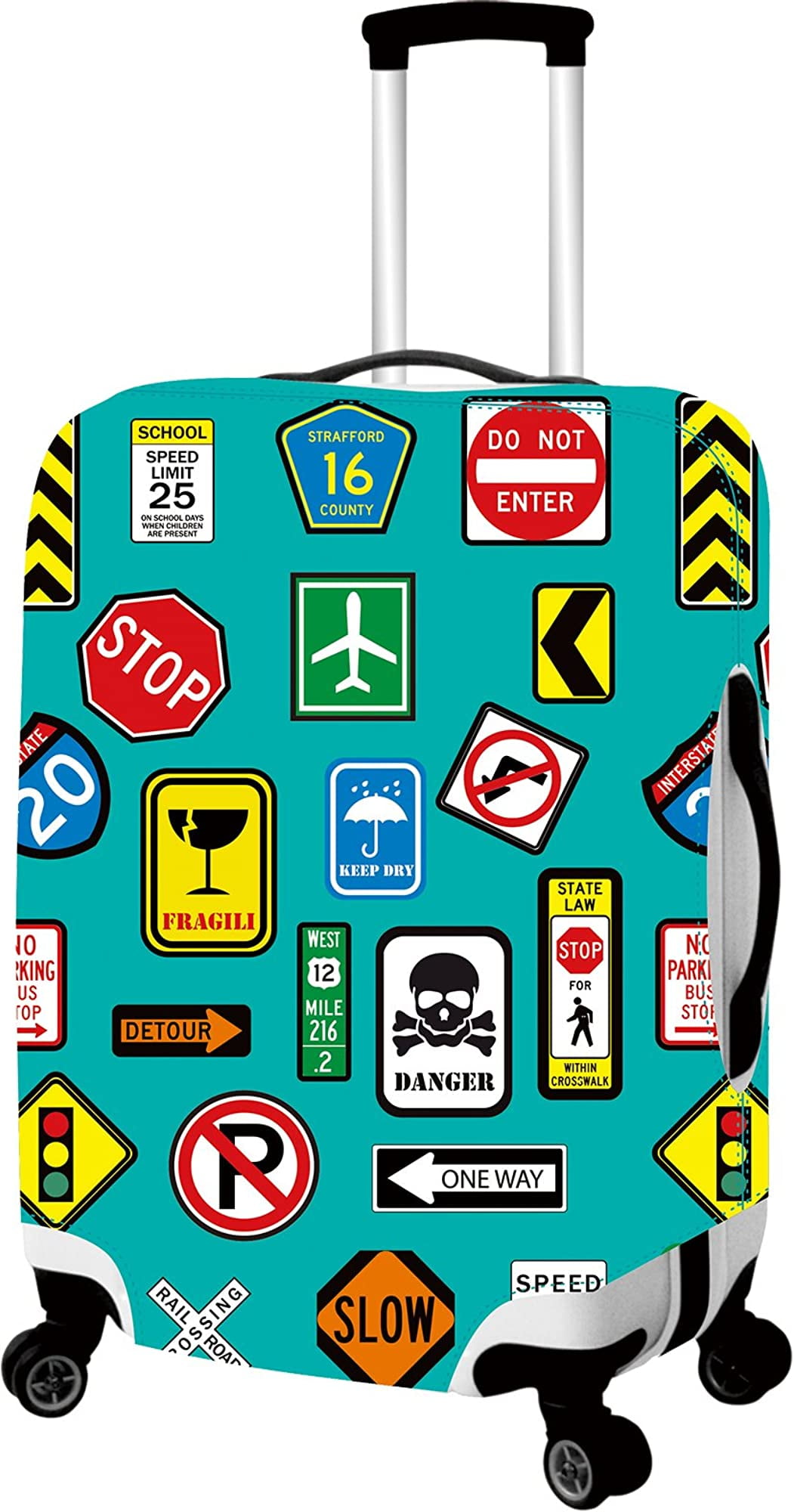 Primeware Travel Luggage Cover Protector Suitcase Washable Cover High