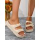thumbnail image 1 of New Summer Style Women's Slip-resistant Wear-resistant Sandals, Fashion Buckle Design Home Lightweight Comfortable Shock-absorption Slipper, 1 of 5