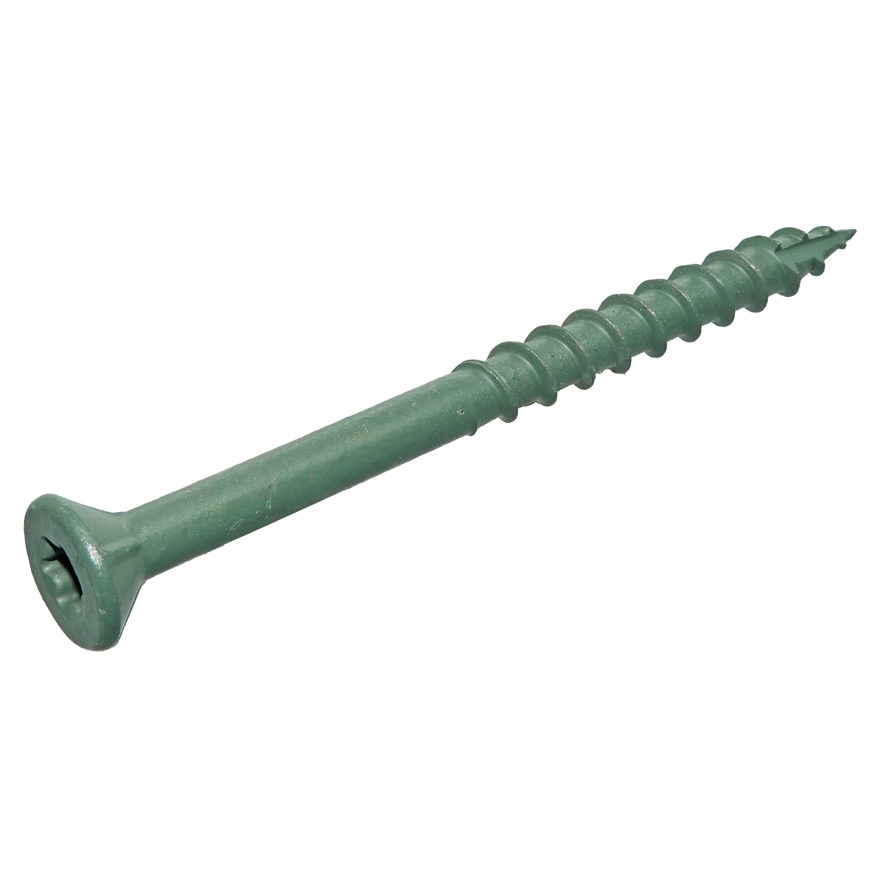 Grip-Rite PrimeGuard Plus #9 x 2-1/2 in. Green Wood to Wood Deck Screw 25 lb.