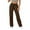 Coffee #9, variant on Pants for Women Baggy Straight Leg Loungewear Barrel Cinch Sweat Trousers Cotton Lined Winter Joggers Drawstring Elastic High Waist Pants with Pockets Camel 2XL