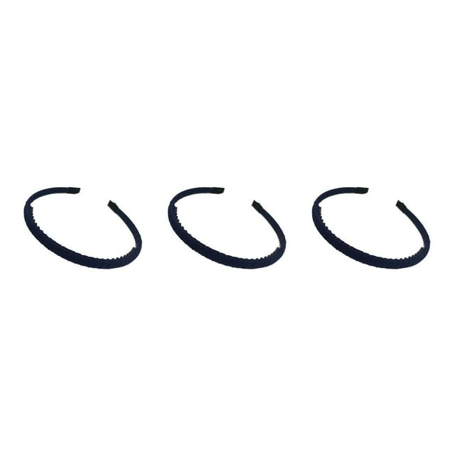 stanreset Hair Accessories Thin-Brimmed Elastic Simple Headband Temperament Clothes Matching Accessory Shower Hairband for Use Navy Type1 NO1