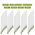 thumbnail image 4 of 20 Pack 14g Industrial Blunt Tip 4 Inch Dispensing Needle for Refilling Liquid Inks Adhesive Glue Oil(14GA,Green), 4 of 5