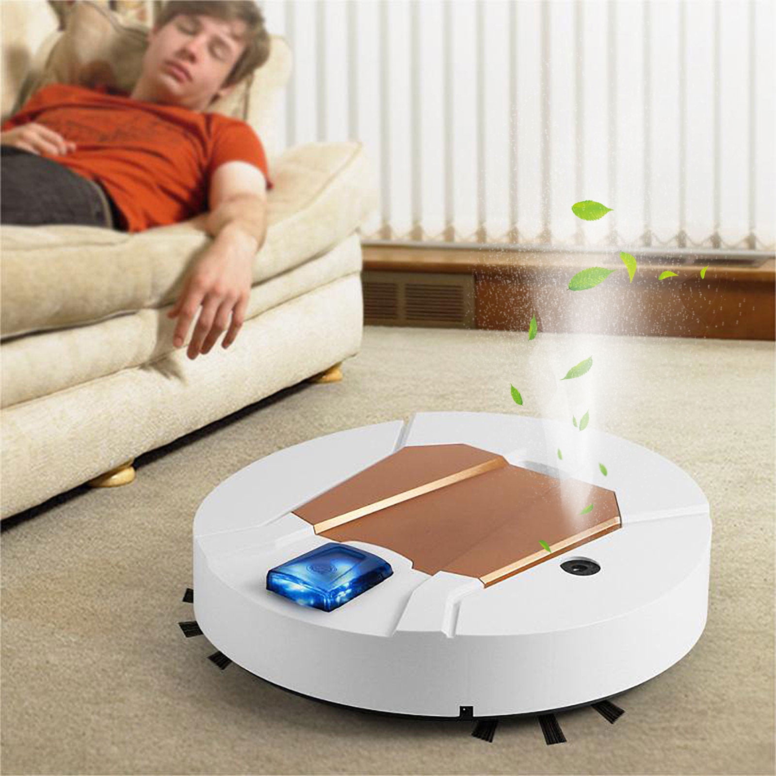 SPOORYYO Intelligent Sweeping Robot - Vacuum, Sweeping, Mopping, and Spray Humidification in One with Mecha Style