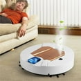 thumbnail image 6 of Kchsji Robot Vacuum Mop Humidifier 4-in-1 Self-Charging 2000Pa Suction, 8.5cm Ultra-Thin 3000mAh 80min Runtime, 510ML Dustbin 135ML Water Tank, Smart Navigation Quiet 55dB, Pet Hair Hard Floor Carpet, 6 of 9