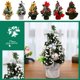 thumbnail image 2 of Ruifaya Mini árbol de Navidad de simulación para decoración del hogar, dormitorio, fiesta, adorno de escritorio, 2 of 7