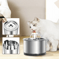 thumbnail image 3 of Pet Water Dispenser, Automatic Intelligent Flow, Circulating Stainless Steel Water Dispenser-week, 3 of 3