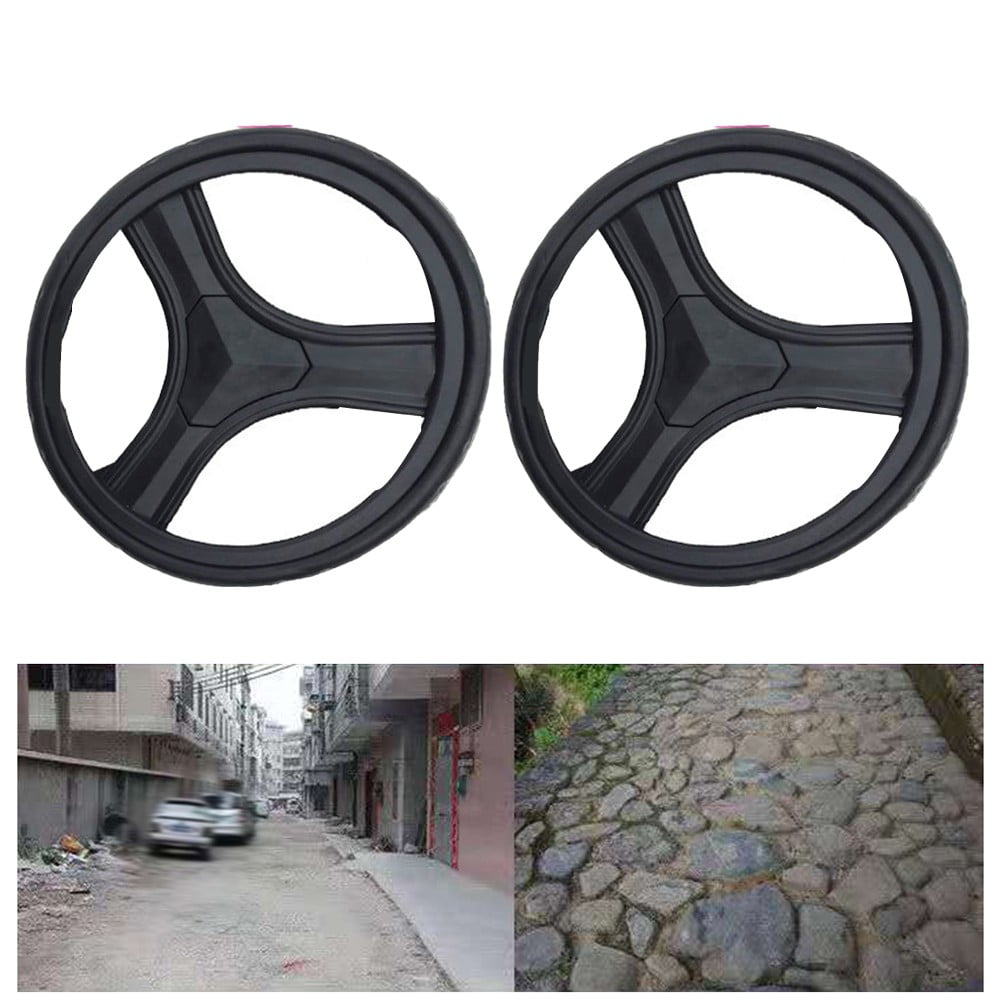 MYG 2pcs 170mm Replacement Wheels for Shopping Cart and Trolley DIY Part Accessories