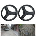 thumbnail image 1 of Chendee 2 Pcs Roues de Remplacement 170Mm pour Chariot de Courses et Accessoires de Bricolage, 1 of 9
