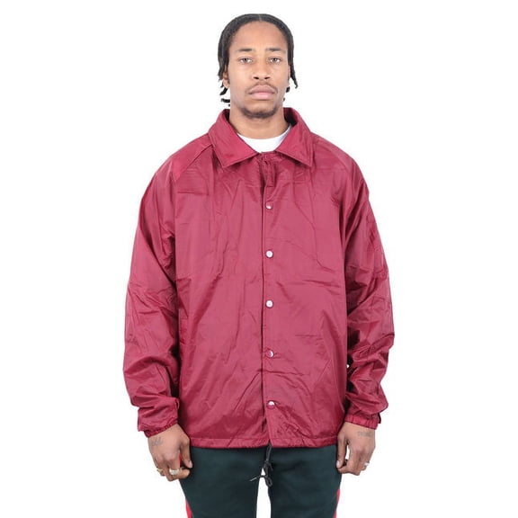 Coaches Jacket - BURGUNDY - L