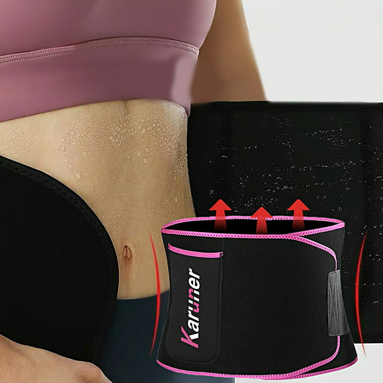 Travelwnat Waist Trimmer Ab Belt for Women & Men, Stomach Wrap Premium  Waist Trainer