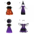 thumbnail image 3 of URMAGIC Girls Fairytale Creations Cute Witch Halloween Costume Toddle Kids Mesh Short Sleeve Role-Play Dress up with Hat 2PCS Deluxe Set, 3 of 3
