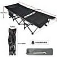 thumbnail image 3 of REDCAMP Padded Folding Camping Cot for Adults, Heavy Duty Sleeping Cot Bed with Pad, Travel Camp Cots with Carry Bag Portable for Outdoor Home Office, Black, 3 of 7