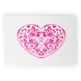 thumbnail image 2 of Society6 Amy Sia Folk Love Heart Pink Welcome Mat 24.0" x 36.0", 2 of 2