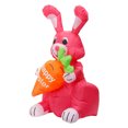 thumbnail image 3 of amlbb Easter Decorations Easter Inflatable Standing Bunny Inflatable Model Glowing Holiday Decoration on Clearance, 3 of 9