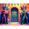 thumbnail image 4 of LUUFILx Mardi Gras Banner Colorful Mask Carnival Party Decorations Photography Props Event Supplies Backdrop Celebration Background Party Festive Decor, 4 of 8