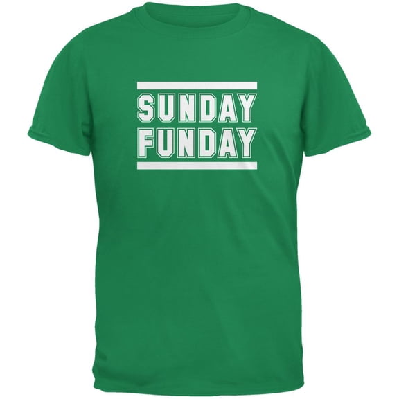 Sunday Funday New York Irish Adult T-Shirt - Small