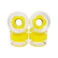 thumbnail image 3 of 4 Pcs Roues de Skate Remplacement Composant Modifié Sport Extérieur Composants Roulants Universels Roue en Ligne Modification Jaune, 3 of 7