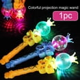thumbnail image 2 of 3D Wand Lighting Projection Luminous Birthday Simulation Toy Starlight Wand Projection Year Wand Christmas Cute Party Mini, 2 of 8
