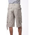 thumbnail image 4 of Pro Club Men's Cotton Twill Cargo Shorts with Belt, 4 of 5