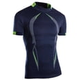 thumbnail image 5 of Men's Compression Shirt Short Sleeve Athletic Compression Tops Cool Dry Undershirts Baselayer Gym Workout T Shirt, 5 of 5