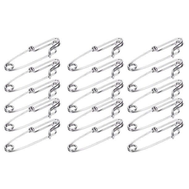 15 pinzas de acero inoxidable para atún, ganchos para ramas de palangre, accesorio de pesca a presión, fácil de poner y quitar.