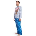 thumbnail image 3 of Marvel Avengers Spider-Man Iron Man Captain America Christmas Mens Pajama Shirt and Pants Sleep Set Adult, 3 of 5