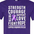thumbnail image 4 of Inktastic Lupus Awareness Strength Support Courage T-Shirt, 4 of 5