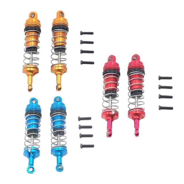 6x Accesorios de Amortiguador Zulema para WLtoys 124018 124019 144001 Amortiguador de coche rc