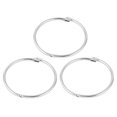 thumbnail image 3 of Office Book Hoops Binding Rings Scrapbook Album DIY Binder Loose Leaf Ring 3 Pcs, 3 of 5