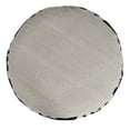 thumbnail image 6 of LR Home Small Abstract Indoor Round Pouf, Black/White, 18" x 18" x 14", 6 of 9