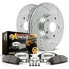 Power Stop Front Z36 Truck & Tow Brake Pad and Rotor Kit K137-36