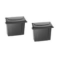 thumbnail image 1 of Alpine Industries Réceptacle de Serviette Hygiénique en Plastique Durable Noir 2 Pack, 1 of 11
