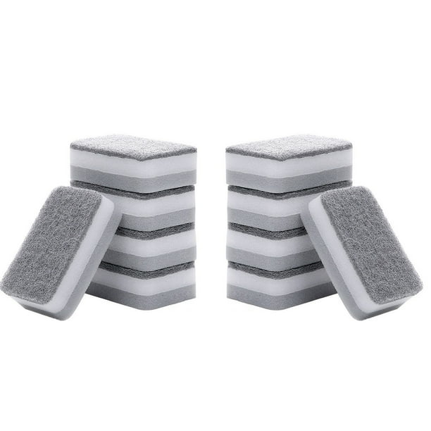 Yuarrent Paquete de 5 esponjas para lavar platos, encimera, cuencos, fregador, limpieza absorbente de agua para el hogar, baño, restaurante Suministros de limpieza para el hogar Fuerza/10 piezas Yuarrent HA002794-02