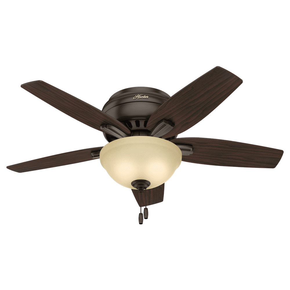 Hunter 42" Newsome Premier Bronze Ceiling Fan with Light Kit and Pull Chain