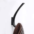 thumbnail image 3 of Gancho para abrigos, colgador de ropa, estante resistente para decoración para hogar, montaje en pared colgante con tornillos, soporte para sombrero, Negro Fernando Percheros, 3 of 8