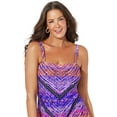 thumbnail image 4 of Swimsuits for All Longer Length Scarf Bandeau Tankini Set With Boy Short, 4 of 6