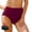 Wine, variant on MIASHUI Women's High Waisted Swimsuit Bottoms Full Coverage Basic Bikini Bottom Bathing Suit Red,S