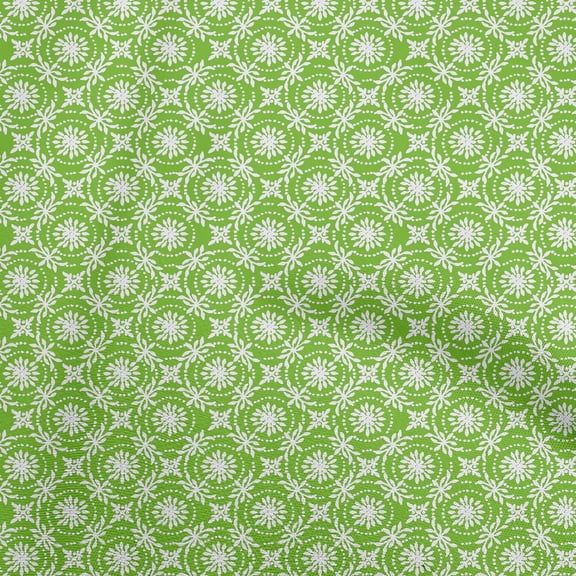 oneOone Silk Tabby Green Fabric Block Sewing Craft Projects Fabric Prints By Yard 42 Inch Wide-CV