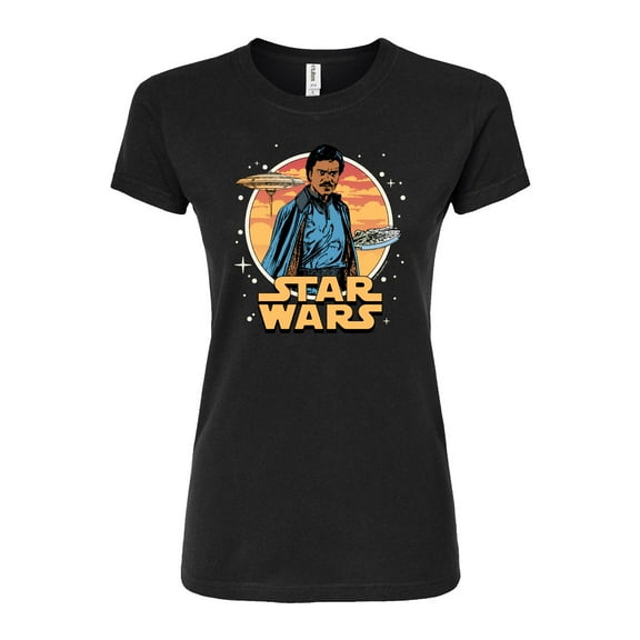 Star Wars - Lando Circle - Juniors Fitted Tee