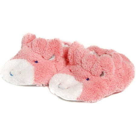 Child of Mine by Carters Newborn Baby Girl Plush Giraffe Slippers