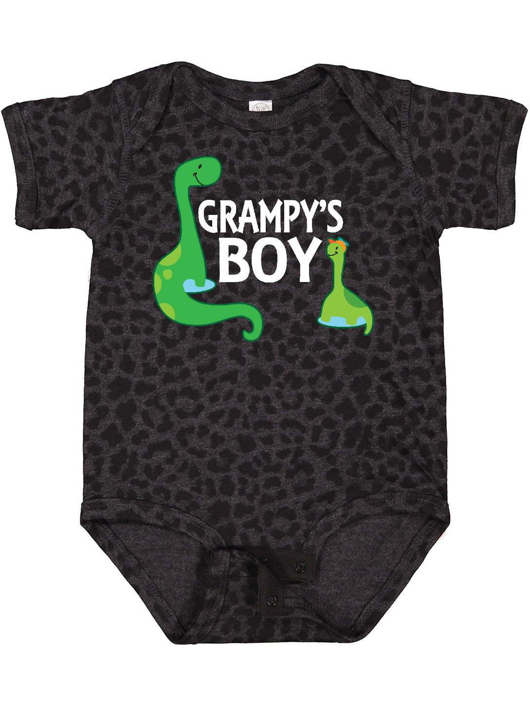 Inktastic Grampy's Boy Grandson Dinosaur Infant Creeper Grampy Grandchild Boys 