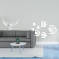 thumbnail image 2 of Escultura de ángel,Estatua de ángel para decoración del hogar,manualidades,color blanco,Adhesivo de pared,Calcomanías de pared de peces para dormitorio,sala de estar y oficina,Pegatinas de, 2 of 8