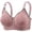 Pink, variant on Full Coverage Wireless T Shirt Bra For Large Bust With Superior Support And Comfort All Day Seamless Underwear, 46, Grey