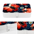 thumbnail image 4 of Seven Starred Ladybird PU Leather Necklace Holder with Removable Compartment and Portable Jewelry Stand Earring Holder Jewelry Box, 4 of 6