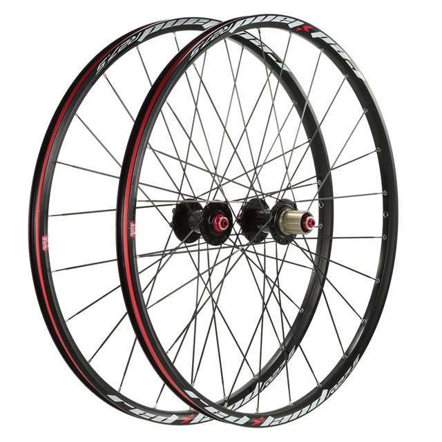 Juego de ruedas ultraligero MTB 27.5 '' Juego de ruedas de bicicleta de montaña de 24 agujeros