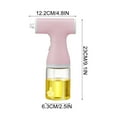 thumbnail image 3 of Xecvkr Electric Oil Spray Bottle for Kitchen BBQ Glass Container Food Grade Atomizer USB Rechargeable for Healthy Cooking, 3 of 6