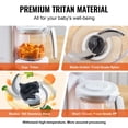 thumbnail image 5 of 5-in-1 Baby Food Maker, 430W Steamer & Blender, 750ml Tritan Bowl, Stainless Steel Grinder for Puree, Fruit, Veggie, Meat – Easy Baby Food Processor, 5 of 6